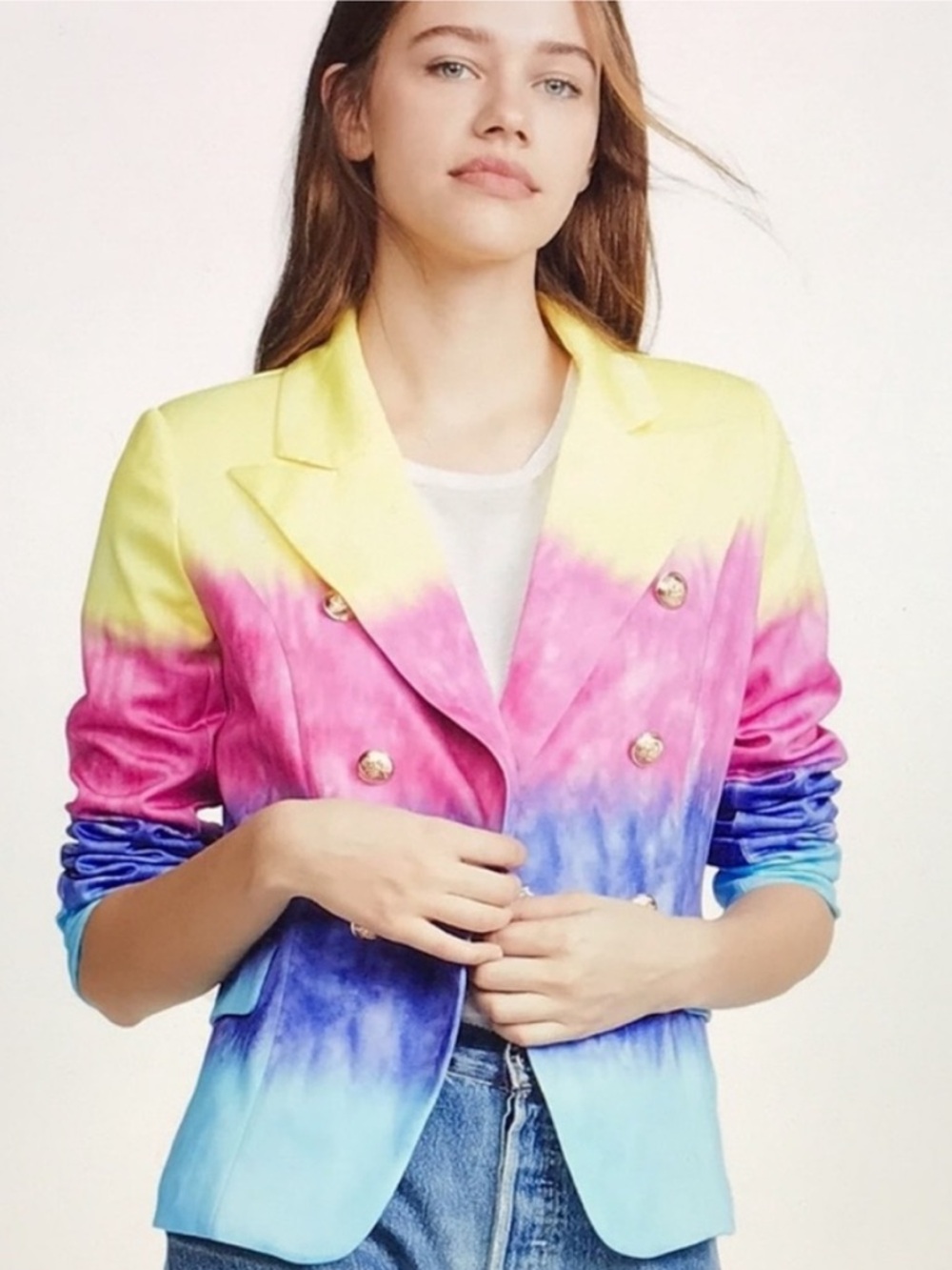 Lioness Palermo Blazer Tie Dye Size XS